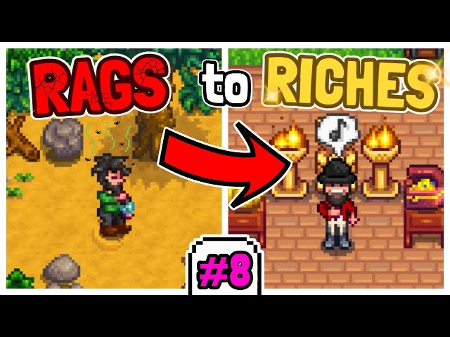 Stardew Valley Rags to Riches! - PART 8 (socializing)