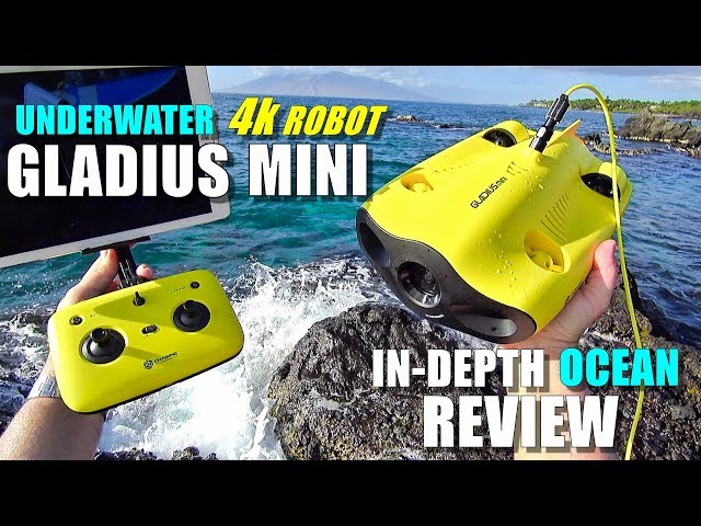 2019 Underwater Drone GLADIUS Mini 4K ROV Review - Part 3 -  [In-Depth OCEAN TEST, Pros & Cons]