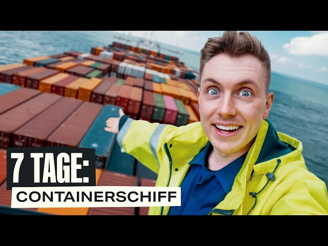 Ich habe 7 Tage auf dem größten Containerschiff gelebt