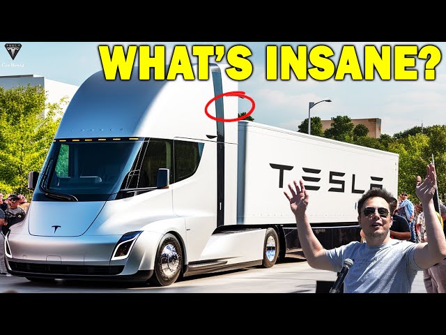 Overdose! "Thunder Wagon" Tesla Semi New Version 80.000lb, 1000 kWh battery! 90% charged in 30 min!