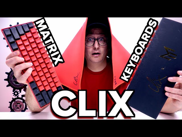 CLIX x MATRIX 60% KEYBOARD REVIEW, with Gateron speed silver