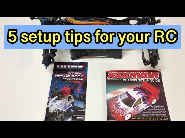 5 setup tips for your RC car