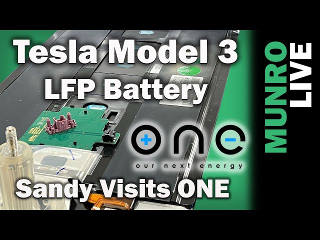 Tesla Model 3 LFP Battery + Sandy Visits the ONE Facility