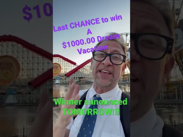 How to win a thousand dollar dream vacation for FREE!!!