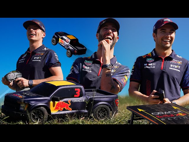 Formula 1 drivers drive RC cars | feat. Max Verstappen, Checo Perez and Daniel Ricciardo