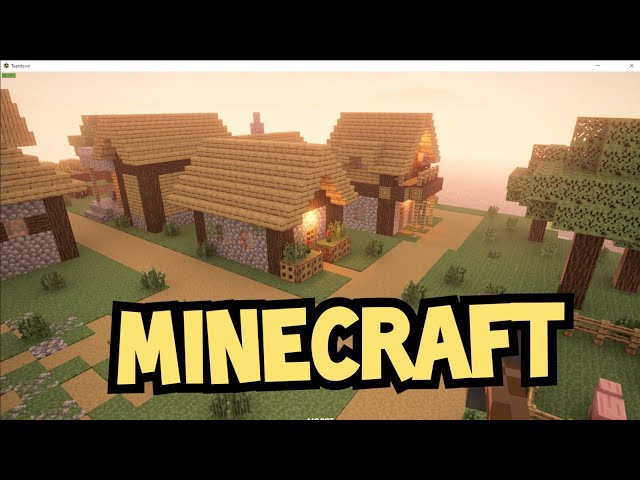 Destructive explosion! Destruction of the Village in Minecraft. Teardown