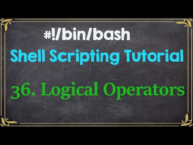 Logical Operators | AND | OR and NOT - To Validate Multiple Conditions