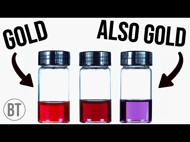 Gold Nanoparticles are Red and Purple?