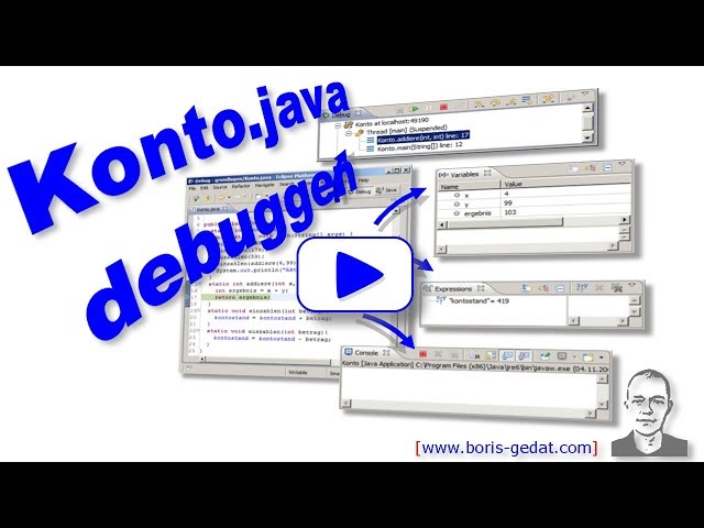 Ein Java Programm mit Eclipse debuggen