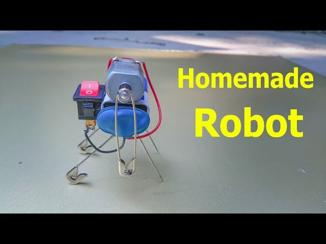 Diy How To Make Mini Robot Self Moving Easy Science Projects For Kids