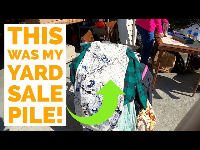 BUYING PILES OF STUFF AT A YARD SALE TO FLIP! | Garage Sale Hunting to Resell on Ebay & Poshmark!