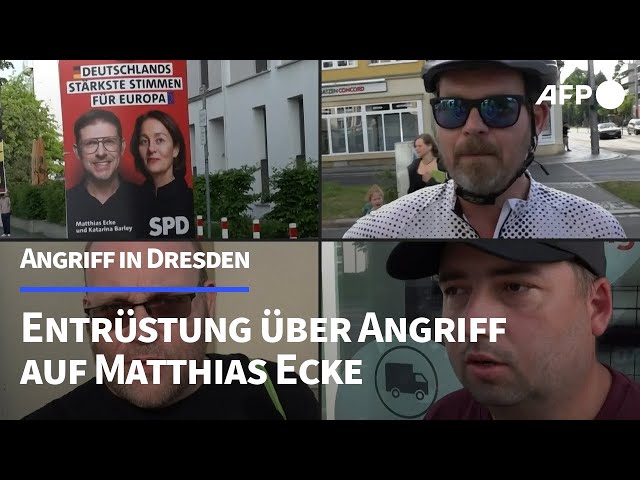 Entsetzen in Dresden nach Angriff auf SPD-Politiker Ecke: "Es ist erschreckend" | AFP