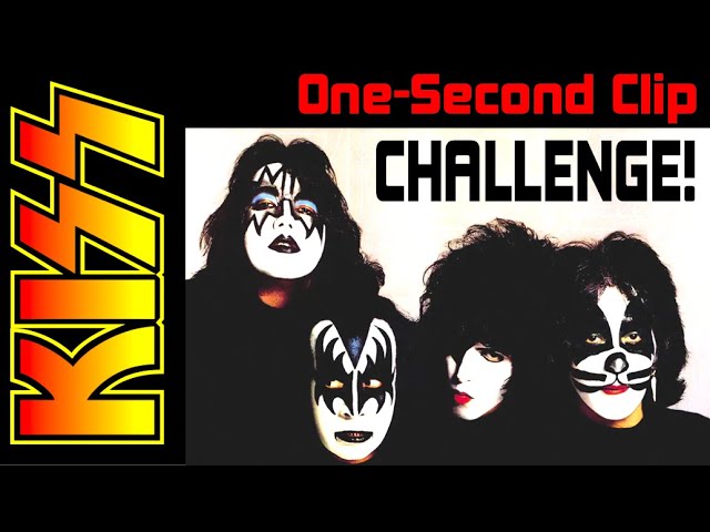The KISS "One-Second Clip" CHALLENGE! (the makeup years)