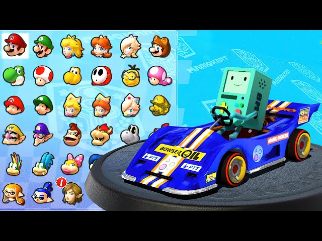 Mario Kart 8 Duluxe - BMO Drivers Decal Streamliners in Bell Cup | The Top Racing Game