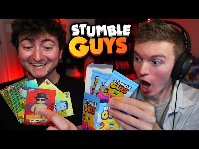 OPENING *NEW* STUMBLE GUYS CARDS WITH BABY YODA!