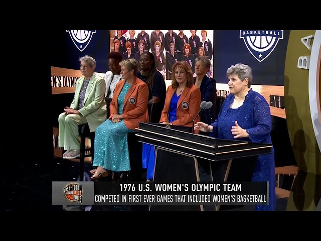 1976 US Women's Olympic Team's Basketball Hall of Fame Enshrinement Speech