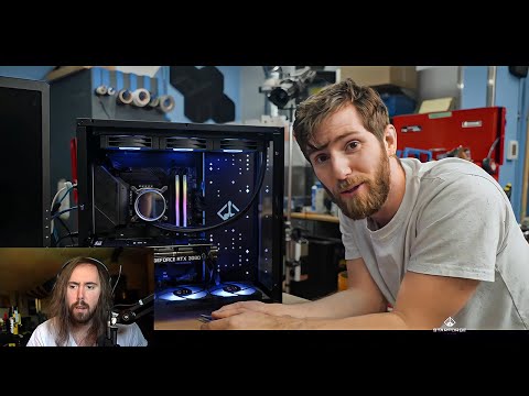 Linus Tech Tips ROASTS Asmongold's own Computer Company