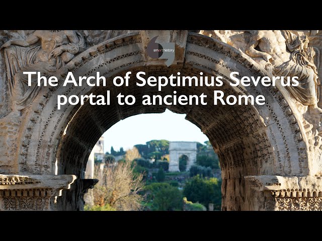 The Arch of Septimius Severus, portal to ancient Rome