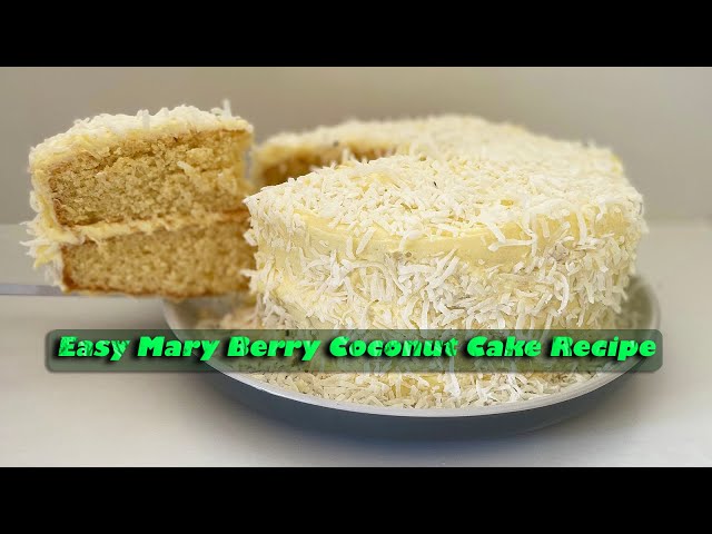 Mary Berry Coconut Cake Recipe | #eatfresh #cake