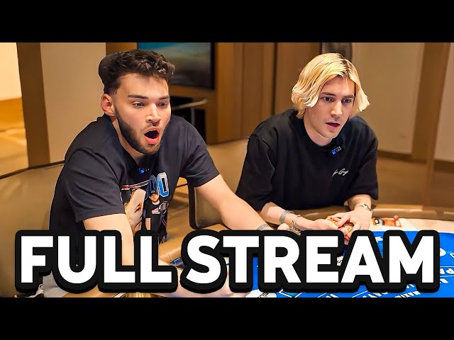 Adin Ross & xQc Full Gambling Stream!