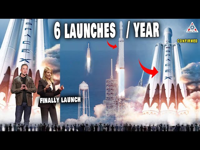 SpaceX just officially announced 6 Falcon Heavy launches in 12 months