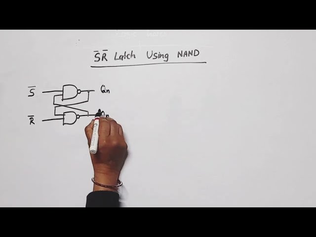 SR latch Using NAND Gate | Set reset latch Using NAND