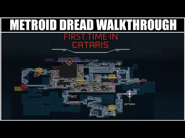 Metroid Dread Walkthrough (Part 2) - First Time in Cataris and Traveling to Dairon