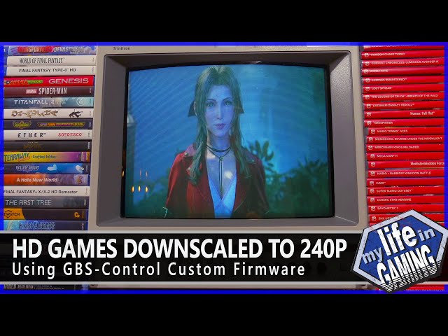 HD Games Downscaled to 240p with the GBS-Control Custom Firmware / MY LIFE IN GAMING
