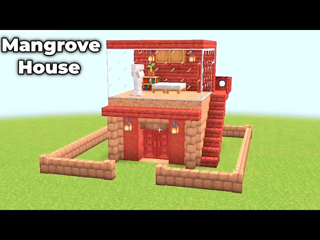 Small Mangrove House in Minecraft!
