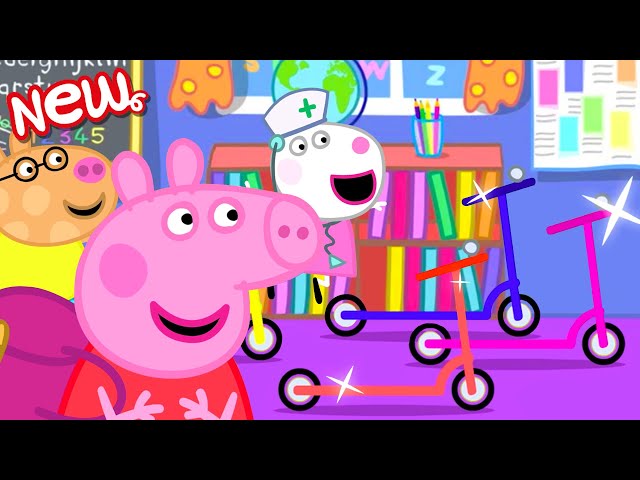 Peppa Pig Tales 🐷 Peppa And Friends Ride Their Scooters 🐷 BRAND NEW Peppa Pig Episodes