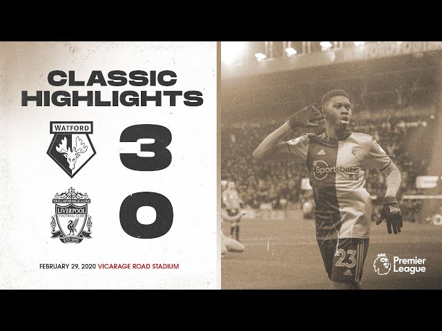 SENSATIONAL Sarr Ends Liverpool's Unbeaten Run! 😲 | Watford 3-0 Liverpool | Classic Highlights