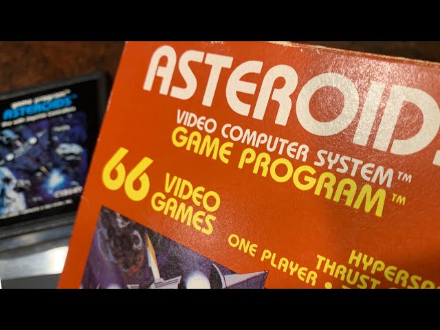 Classic Game Room Pro 4K: ASTEROIDS for Atari 2600