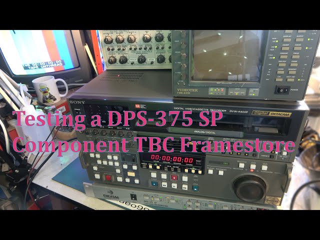 Testing the legendary DPS-375SP digital timebase corrector