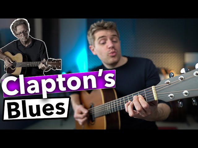 Eric Clapton's Simple Acoustic Blues in E ...