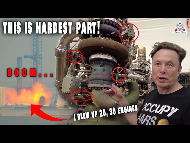 Musk frank revealed "WHY Starship is a hard hard hard problem", it's more complex than you think