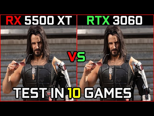 RX 5500 XT vs RTX 3060 | How Big is the Difference? | 2021