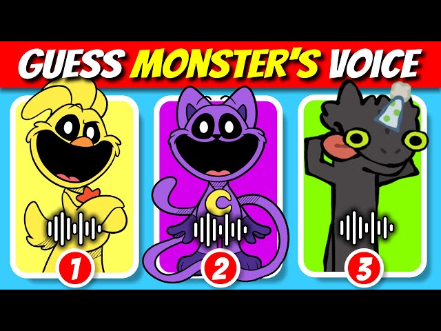 🎵🔊Guess the Smiling Critters Voice (Poppy Playtime, Amazing Digital Circus, Toothless Dancing)