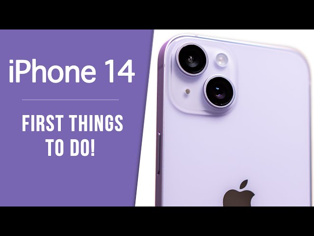 iPhone 14 - First 18 Things To Do!