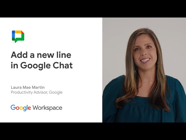 Add a line in Google Chat