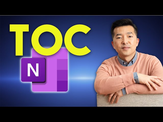 OneNote: Create Table of Contents (TOC) - featuring Onetastic