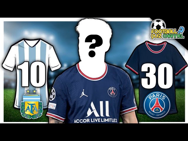 Guess The Football Player by his Country Jersey Number + Club Jersey Number | QUIZ FOOTBALL 2022