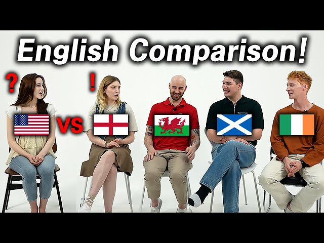 American Shocked by ENGLISH from England, Scotland, Ireland and Wales l Can You Understand?