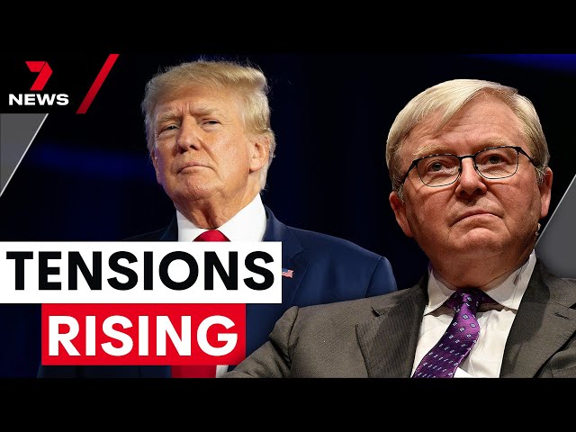Trump v Rudd: How tensions between the two could impact our countries' relations | 7 News Australia