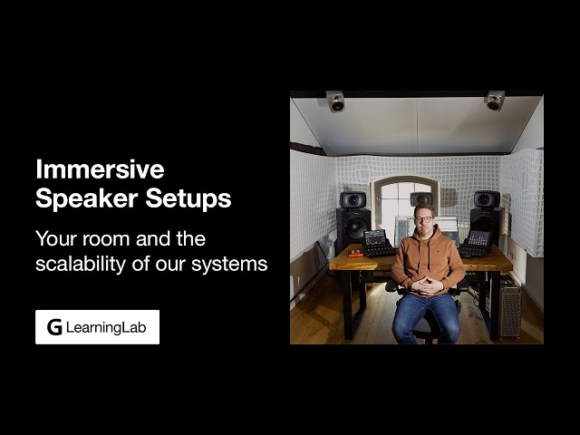 G LearningLab | Immersive speaker setups. Your room and the scalability of our systems
