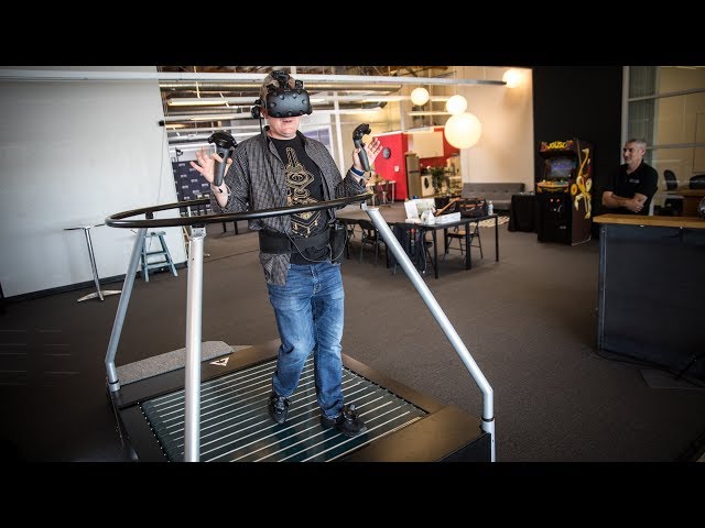 Hands-On with VR OmniDirectional Treadmill!