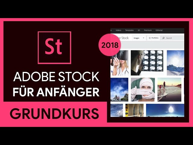 Adobe Stock (2018) Grundkurs für Anfänger (Tutorial)