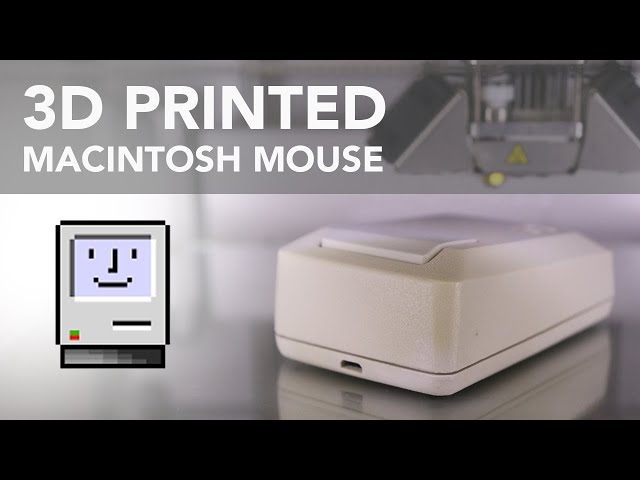 3D Printed - Macintosh Mouse M0100