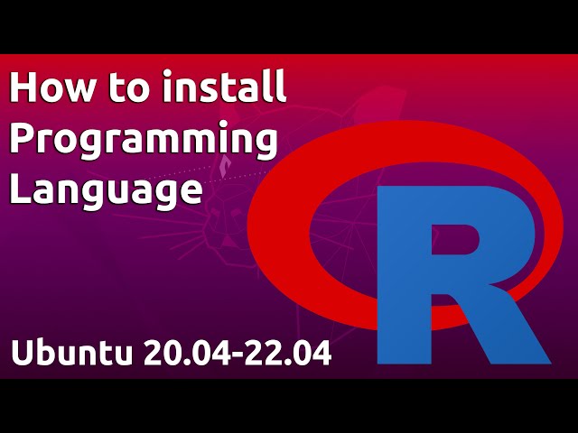 How to install R on Ubuntu