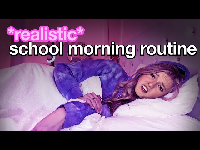 My REAL School Morning Routine 2021 |Emily Dobson