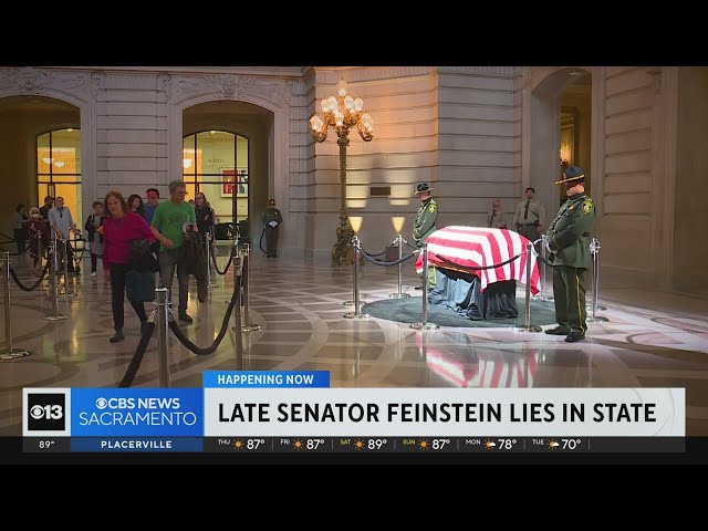 Mourners, elected leaders continue to pay respects to late Sen. Dianne Feinstein